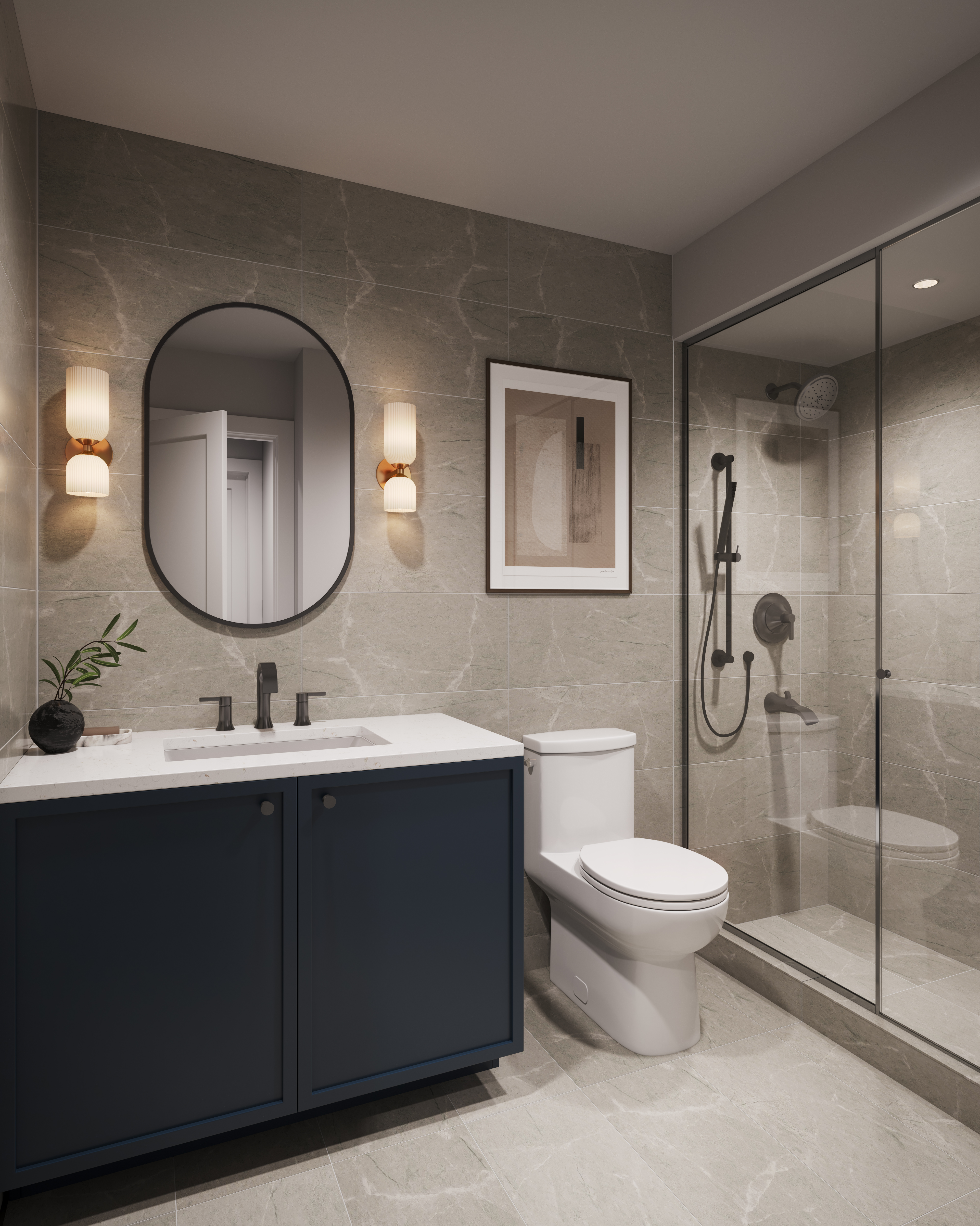 Ensuite bathroom at Aura Lakeview Village